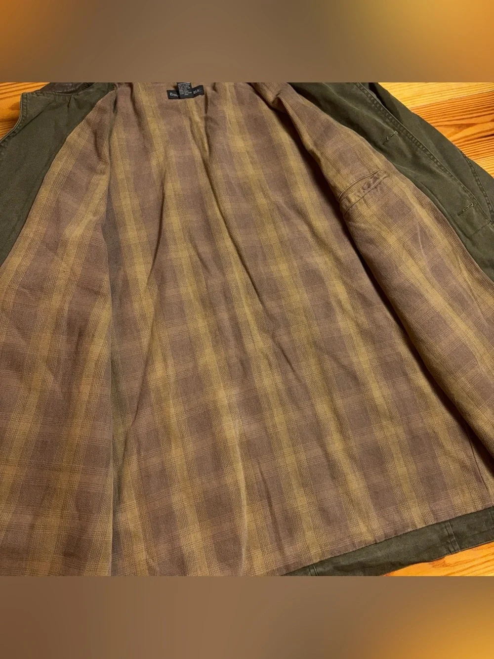 Vintage Banana Republic Green Cotton Duck Canvas Denim Barn Chore Jacket Large
